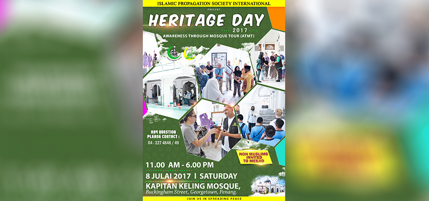 You are currently viewing [ MASJID TERBUKA DI MASJID KAPITAN KELING SEMPENA HARI WARISAN PULAU PINANG ]