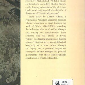 Islam and Modernism : A Study of the Modern Reform Movement Inaugurated by Muhammad ‘Abduh
